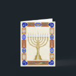 Cartes Pour Fêtes Annuelles Hanukkah Menorah<br><div class="desc">Hanukkah Menorah</div>