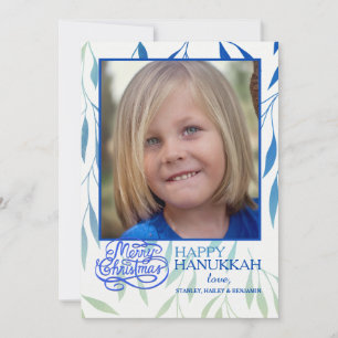Cartes Pour Fêtes Annuelles Hanukkah Merriment Photo Holiday Card