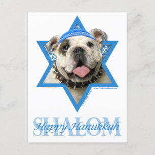 Cartes Pour Fêtes Annuelles Hanukkah Star of David - Bulldog