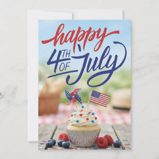 Cartes Pour Fêtes Annuelles Happy 4th Of July Funny Patriotic USA Celebration 