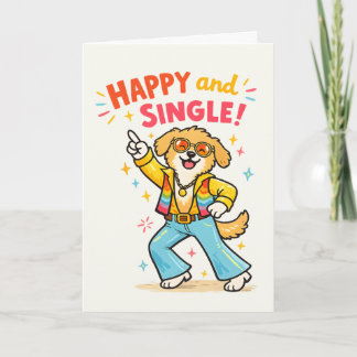 Cartes Pour Fêtes Annuelles Happy and Single Divorce party