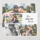 Cartes Pour Fêtes Annuelles Happy Anniversary photo collage (Devant / Derrière)