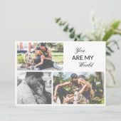 Cartes Pour Fêtes Annuelles Happy Anniversary photo collage (Debout devant)