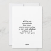 Cartes Pour Fêtes Annuelles Happy B'day Paddles colorés 💚 ❤️ 💛 💙 (Dos)