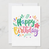 Cartes Pour Fêtes Annuelles Happy Birthday