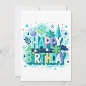 Cartes Pour Fêtes Annuelles Happy Birthday 