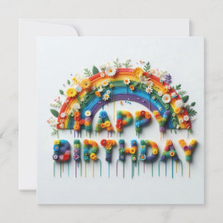 Cartes Pour Fêtes Annuelles Happy Birthday Card