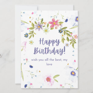 Cartes Pour Fêtes Annuelles happy Birthday Greeting card "Célébrez dans le sty