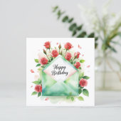 Cartes Pour Fêtes Annuelles Happy birthday to my love Greeting card (Debout devant)