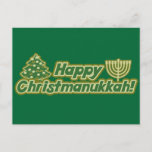 Cartes Pour Fêtes Annuelles Happy Christmas hanukkah Kwanzaa<br><div class="desc">Happy Christmas hanukkah Kwanzaa</div>