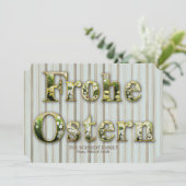 Cartes Pour Fêtes Annuelles Happy Easter (Debout devant)