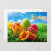 Cartes Pour Fêtes Annuelles happy easter (Devant / Derrière)