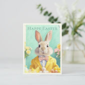 Cartes Pour Fêtes Annuelles HAPPY EASTER BUNNY Holiday Postcard (Debout devant)