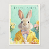 Cartes Pour Fêtes Annuelles HAPPY EASTER BUNNY Holiday Postcard (Devant)