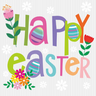 Cartes Pour Fêtes Annuelles Happy Easter Flat Holiday Card