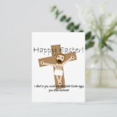 Cartes Pour Fêtes Annuelles Happy Easter from Angry Jésus (Debout devant)