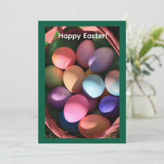 Cartes Pour Fêtes Annuelles Happy Easter Greeting Card