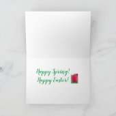 CARTES POUR FÊTES ANNUELLES ***HAPPY EASTER HAPPY SPRING** (Intérieur)