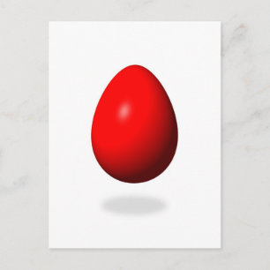 Cartes Pour Fêtes Annuelles Happy Easter - Red Egg