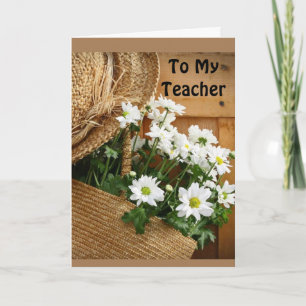 CARTES POUR FÊTES ANNUELLES HAPPY EASTER TO A SPECIAL "TEACHER"