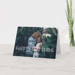 Cartes Pour Fêtes Annuelles Happy Everything Retro Art Déco Photo