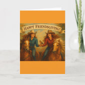 Cartes Pour Fêtes Annuelles Happy FriendsGiving! (Devant)