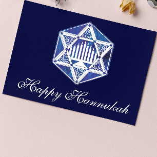 Cartes Pour Fêtes Annuelles Happy Hannukah