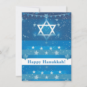 Cartes Pour Fêtes Annuelles 🕎 Happy Hanoukka, personnalisable