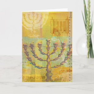 Cartes Pour Fêtes Annuelles Happy Hanoukka Personnalisable GIfts et Tee - shir