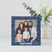 Cartes Pour Fêtes Annuelles 🕎 Happy Hanoukka, texte personnalisé (Debout devant)