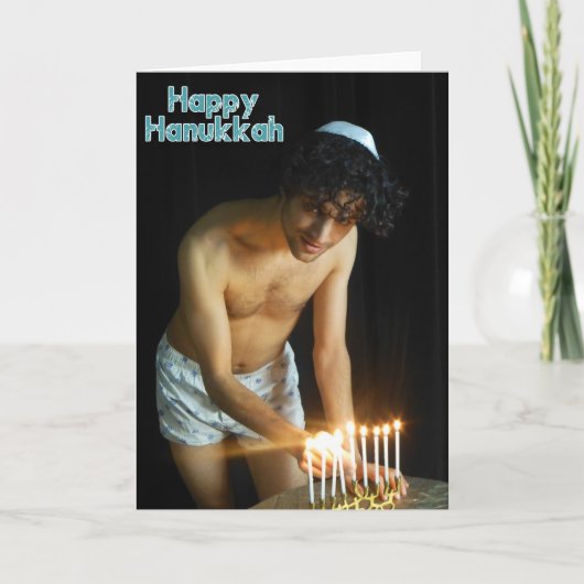 Cartes Pour Fêtes Annuelles Happy Hanukkah (Devant)