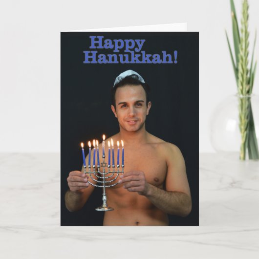 Cartes Pour Fêtes Annuelles Happy Hanukkah (Devant)