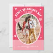 Cartes Pour Fêtes Annuelles Happy Happy Valentine's Husband (Devant)