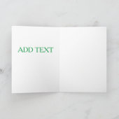 Cartes Pour Fêtes Annuelles Happy Holidays Ajouter un nom (Intérieur)