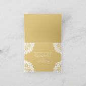 Cartes Pour Fêtes Annuelles Happy Holidays Business Logo Snowflake Gold (Intérieur)