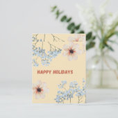 Cartes Pour Fêtes Annuelles Happy Holidays carde (Debout devant)