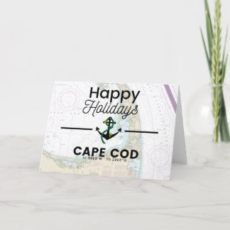 Cartes Pour Fêtes Annuelles Happy Holidays Chart - Cape Cod