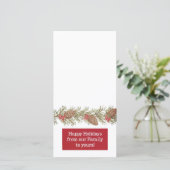 Cartes Pour Fêtes Annuelles happy holidays customizable photo card (Debout devant)
