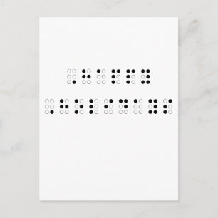 Cartes Pour Fêtes Annuelles Happy Holidays en Braille