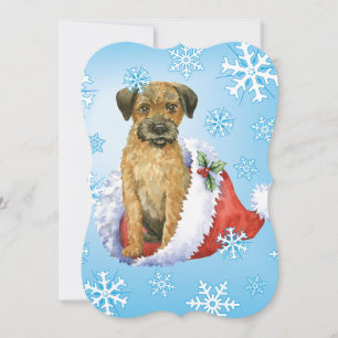 Cartes Pour Fêtes Annuelles Happy Howlidays Border Terrier