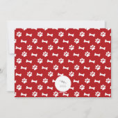 Cartes Pour Fêtes Annuelles Happy Howlidays Brush Script Amoureux des chiens P (Dos)