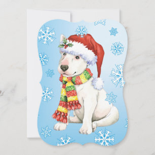 Cartes Pour Fêtes Annuelles Happy Howlidays Bull Terrier