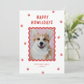 Cartes Pour Fêtes Annuelles Happy Howlidays Chig Photo Insertion manuscrite (Debout devant)