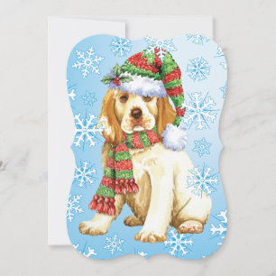 Cartes Pour Fêtes Annuelles Happy Howlidays Clumber Spaniel