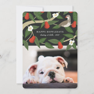 Cartes Pour Fêtes Annuelles Happy Howlidays Photo Arbre à perdrix