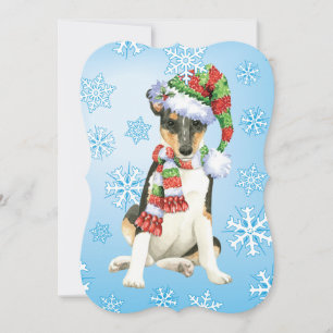 Cartes Pour Fêtes Annuelles Happy Howlidays Smooth Collie