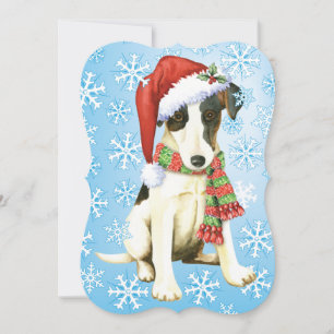 Cartes Pour Fêtes Annuelles Happy Howlidays Smooth Fox Terrier