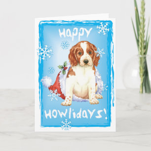 Cartes Pour Fêtes Annuelles Happy Howlidays Welshie