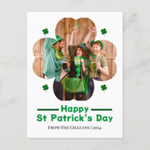 Cartes Pour Fêtes Annuelles Happy Jour de la Saint Patrick Lucky Shamrock phot