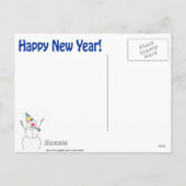 CARTES POUR FÊTES ANNUELLES HAPPY NEW YEAR! (Dos)